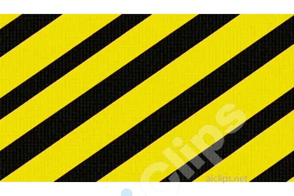 Yellow and Black Diagonal Stripe Safety Background