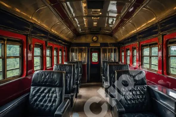 Vintage Train Interior