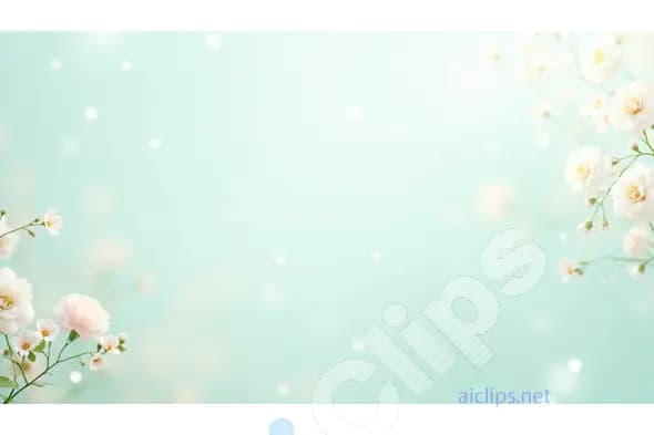 Soft Floral Spring Background