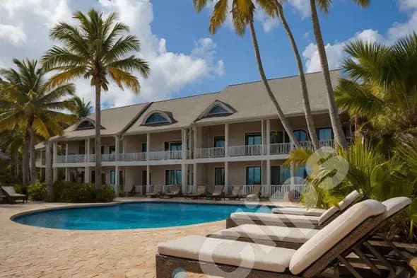 Tropical Hotel Poolside