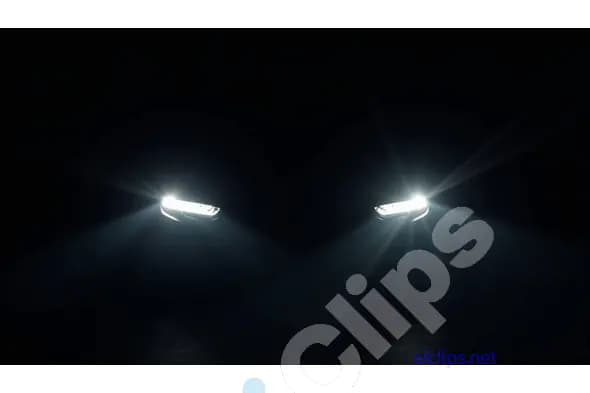 Headlights Piercing the Darkness