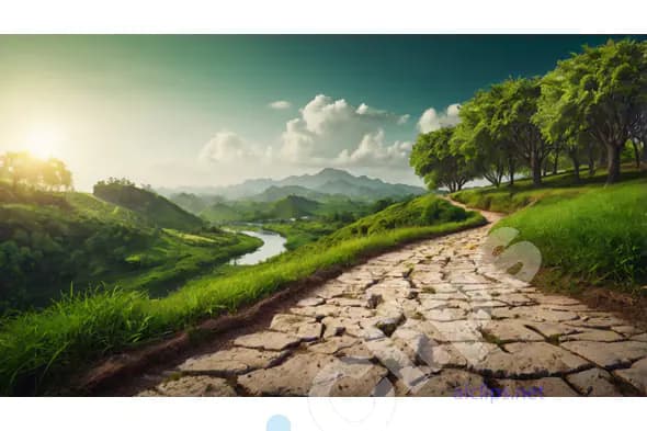 Serene Countryside Path