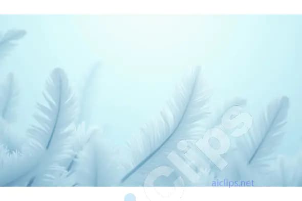 Soft Blue Feather Abstract Background