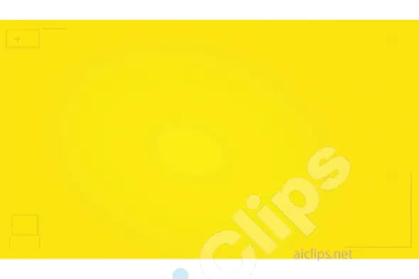 Plain Yellow Background with Minimalistic Design Elements