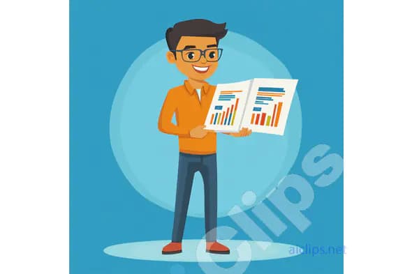 Businessman Presenting Data Charts