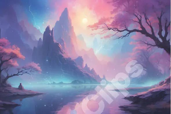 Mystical Twilight Landscape