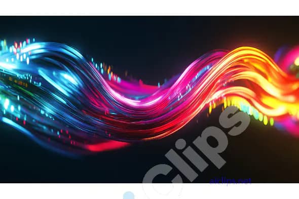 Flowing Neon Lights