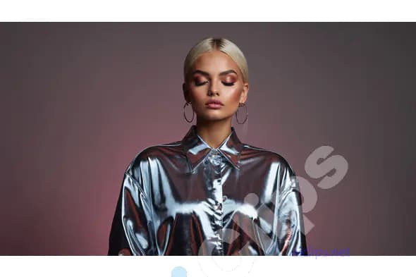 Metallic Fashion Look