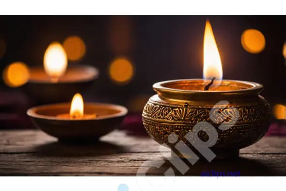 Golden Oil Lamps