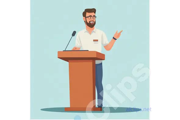 Engaging Speaker at Podium