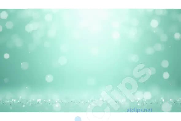 Soft Mint Green Bokeh Background