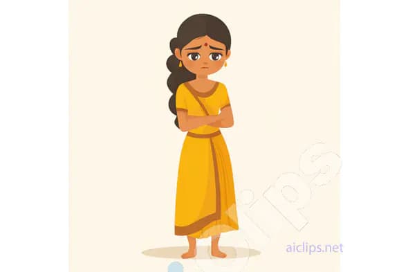 Sad Indian Girl