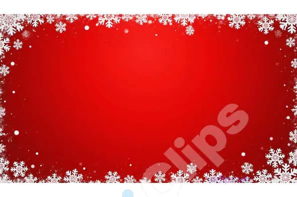 Red and White Snowflake Winter Holiday Background