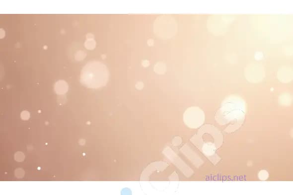 Soft Beige Bokeh Background with Light Particles