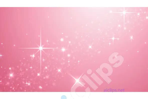 Pink Glitter Sparkle Background with Stars