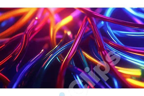 Colorful Neon Wires