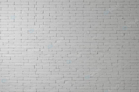 White Brick Wall Texture Background