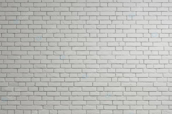 White Brick Wall Background Textured Pattern