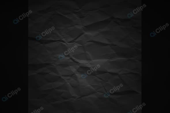 Black Crumpled Paper Texture Background