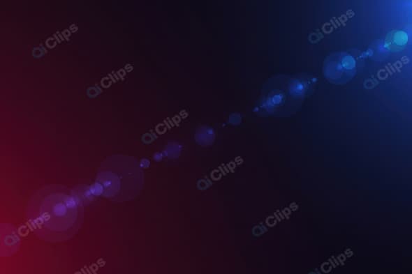Red and Blue Bokeh Lights on Dark Background