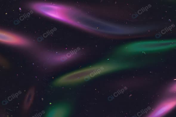 Colorful Abstract Light Streaks on Dark Background