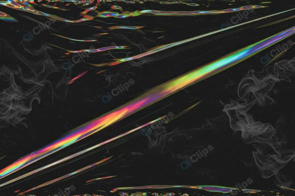 Prismatic Light and Smoke Abstract Pattern