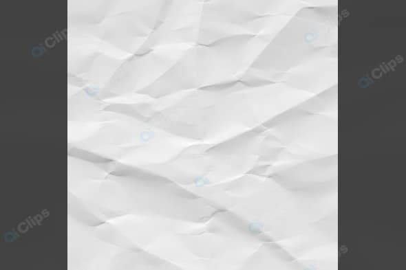 Crumpled White Paper Texture Background