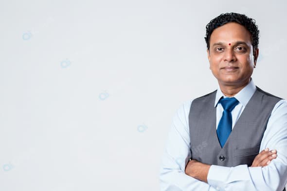 Professional Portrait of Businessman in Formal Attire