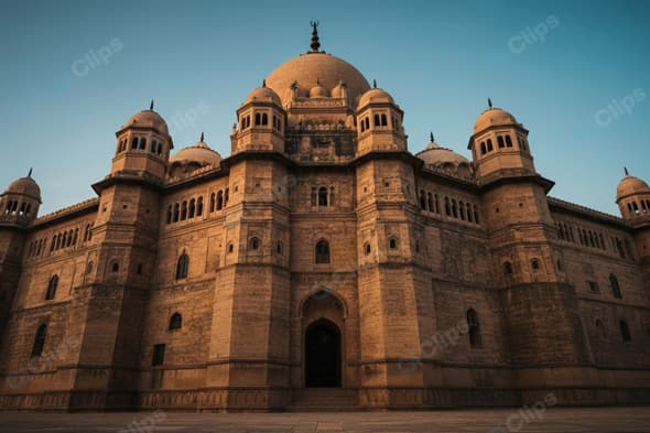 Majestic Historic Palace at Sunset