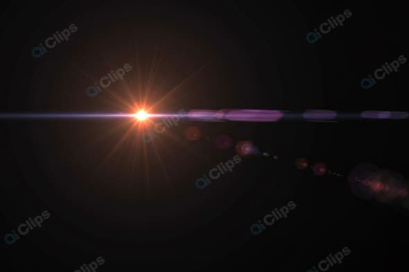 Lens Flare Effect with a Brilliant Light Burst
