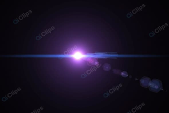 Purple Light Flare on Dark Background