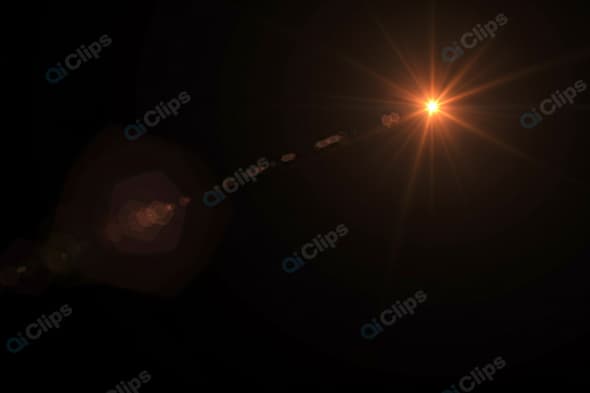 Bright Solar Flare Effect in Dark Background