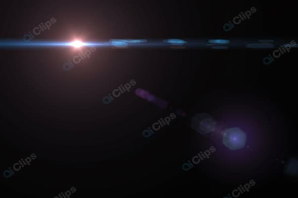 Radiant Lens Flare Effect on a Dark Background
