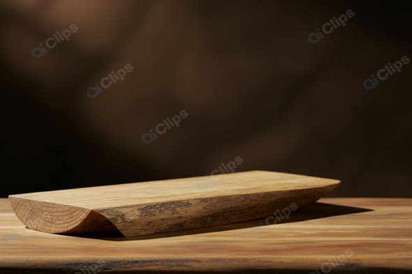 Rustic Wooden Plank on Wooden Surface