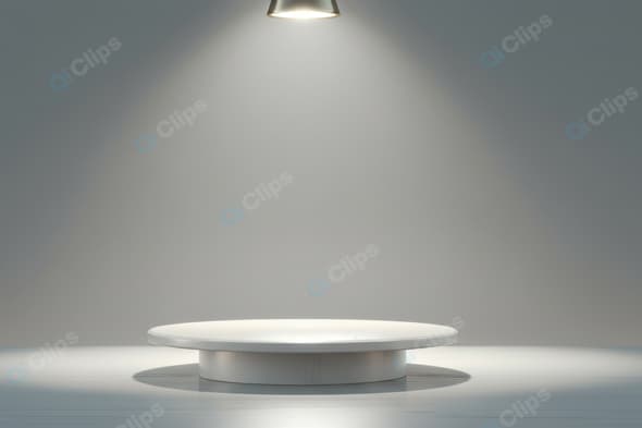 Minimalist Product Display Under Spotlight