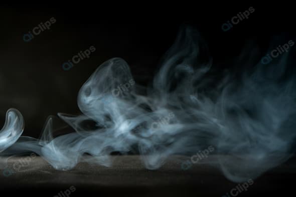 Translucent Smoke Swirls on Dark Background
