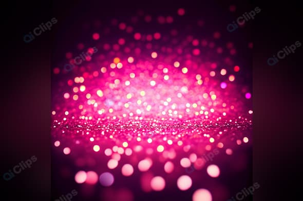Pink Bokeh Lights Background