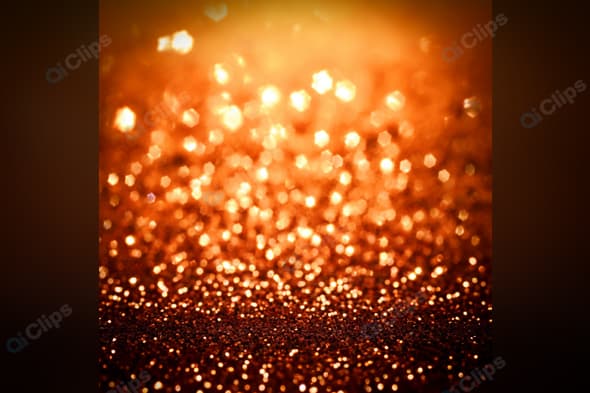 Golden Bokeh Lights Abstract Festive Background