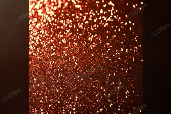 Sparkling Red Glitter Close-Up Background