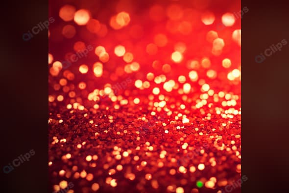 Red Bokeh Glitter Abstract Background