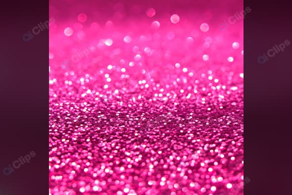 Sparkling Pink Glitter Background with Bokeh Effect