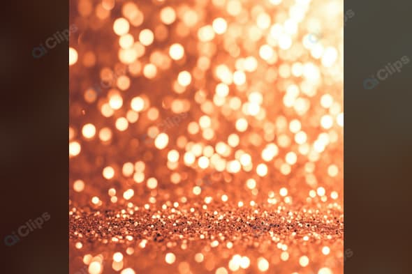 Golden Bokeh Lights Abstract Background