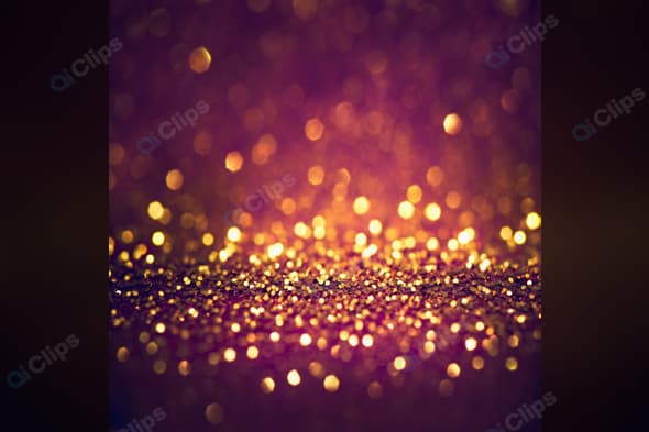 Golden Bokeh Background with Warm Light Effects
