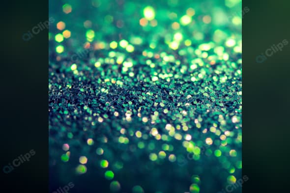 Green Glitter Abstract Background