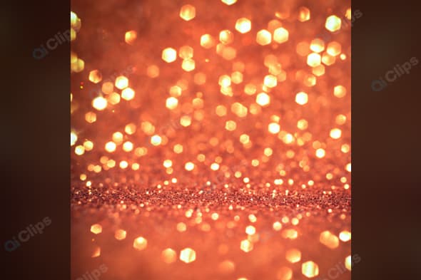 Abstract Golden Bokeh Background with Soft Glowing Lights
