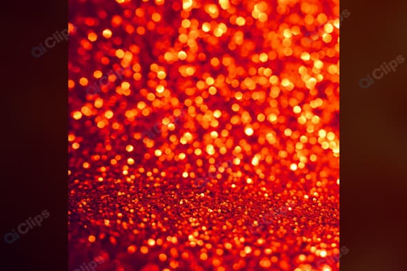 Red Bokeh Background with Glittering Lights