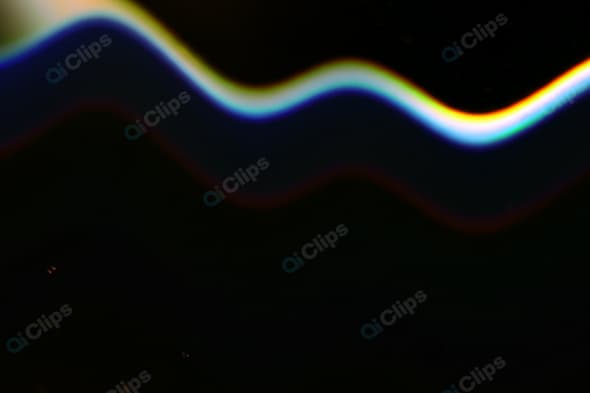 Colorful Light Wave on Dark Background