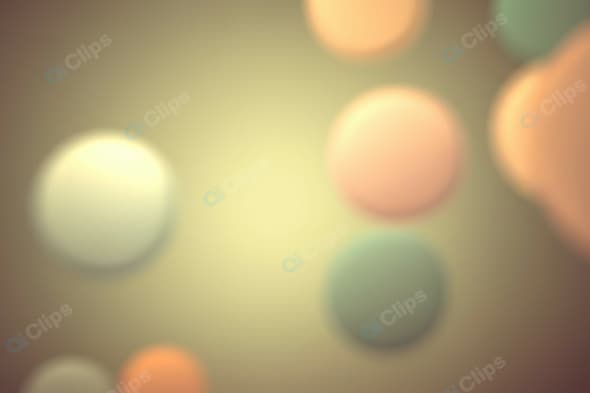 Abstract Soft Bokeh Lights in Pastel Tones