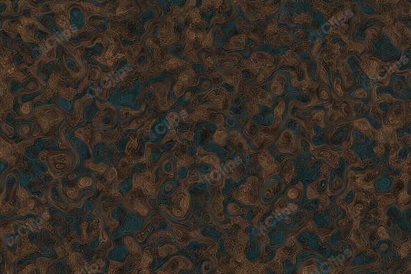 Abstract Swirl Pattern in Earth Tones