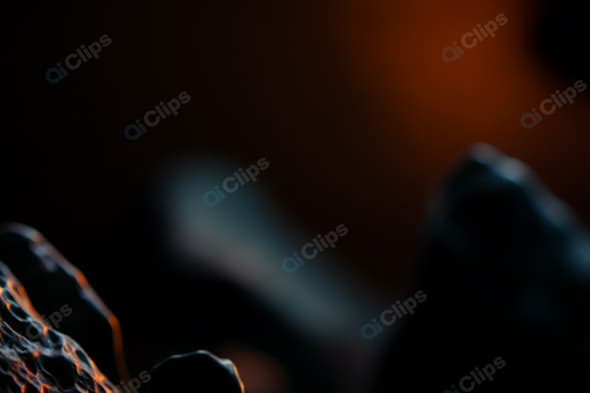 Abstract Moody Dark Rock Formation in Low Light